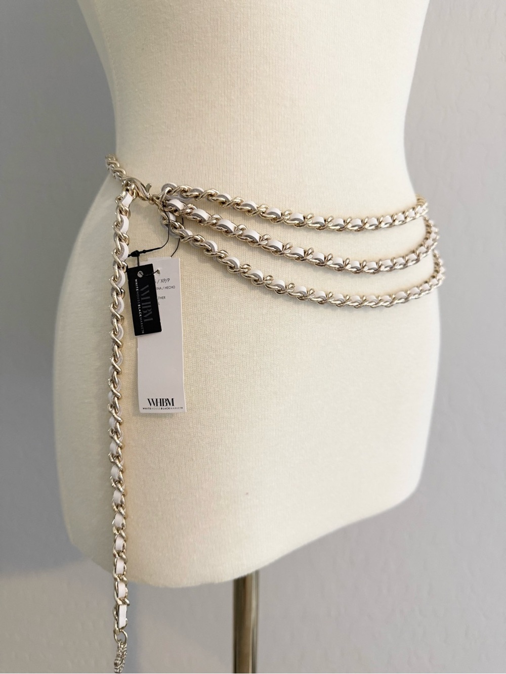 NWT • White House Black Market Triple Chain Belt - Picture 7 of 10